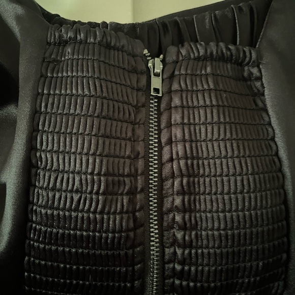 House of Harlow Satin set wide leg cargo pants and crop top Bustier Sz Small NWT - Picture 10 of 16